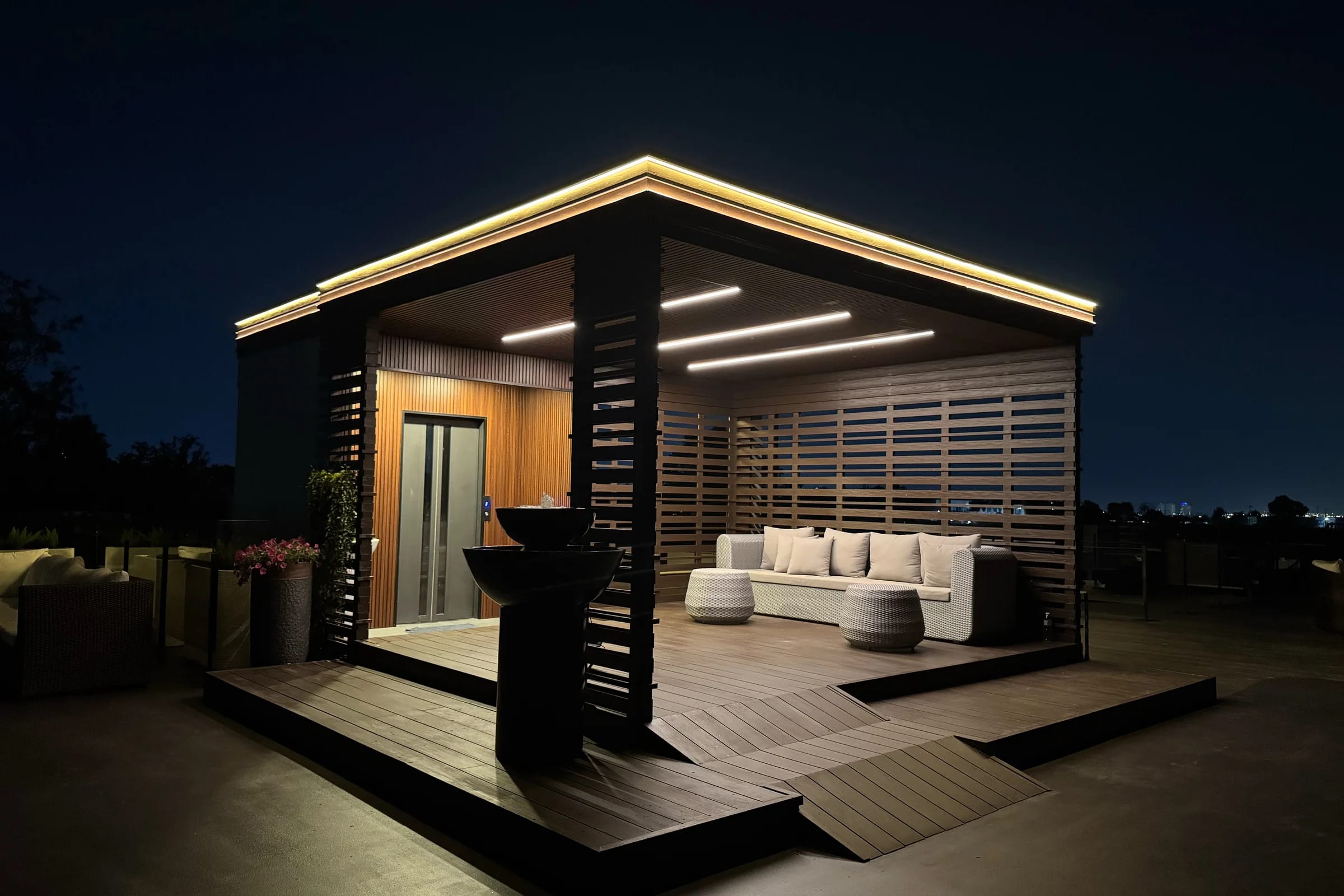 Rooftop panorama